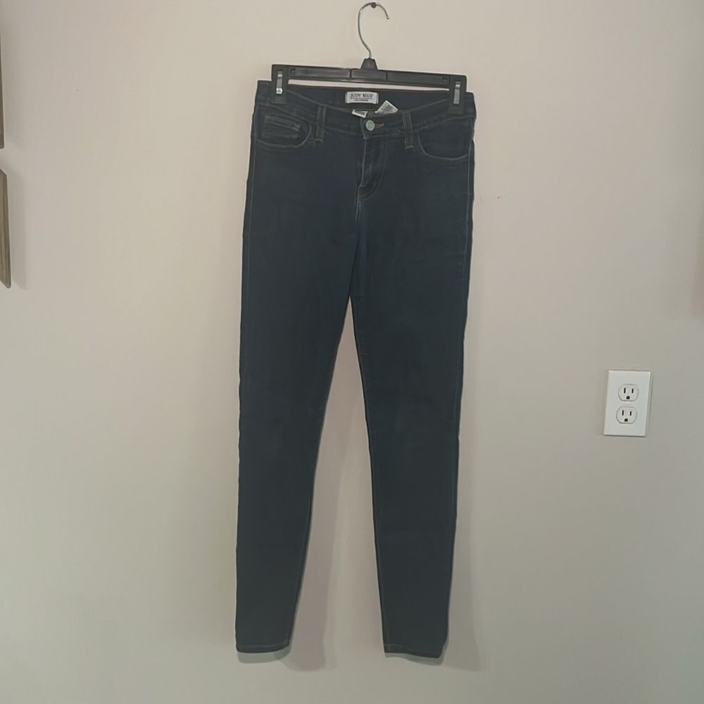 Judy Blue Los Angeles Skinny Blue Jeans - Picture 4 of 7
